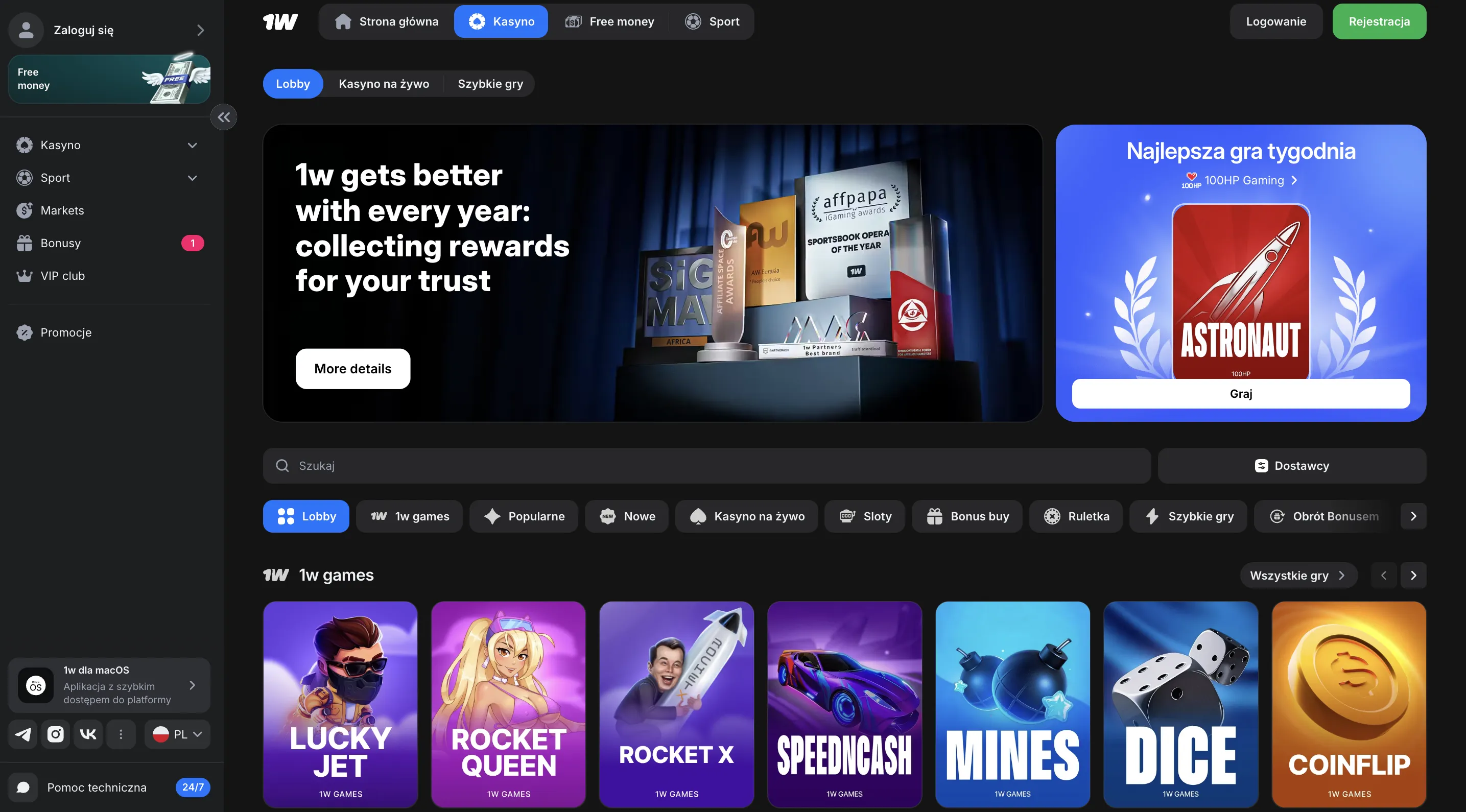 10 najlepszych bet casino online w Polsce